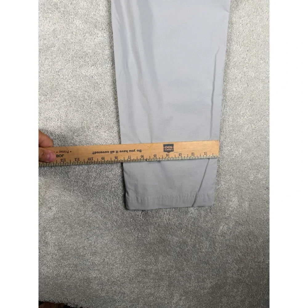 Adidas Adicross Performance Pants Mens 38x32 Ice Gray Lightweight Golf Casual